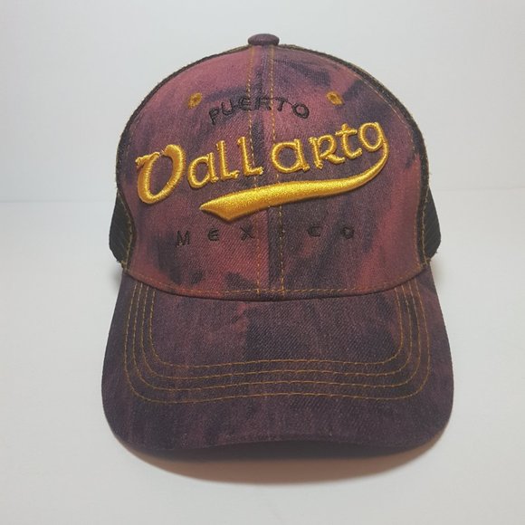 Vintage Puerto Vallarta Mexico Hat Trucker Hat Classic Cap Embroidered Unisex - Picture 4 of 12